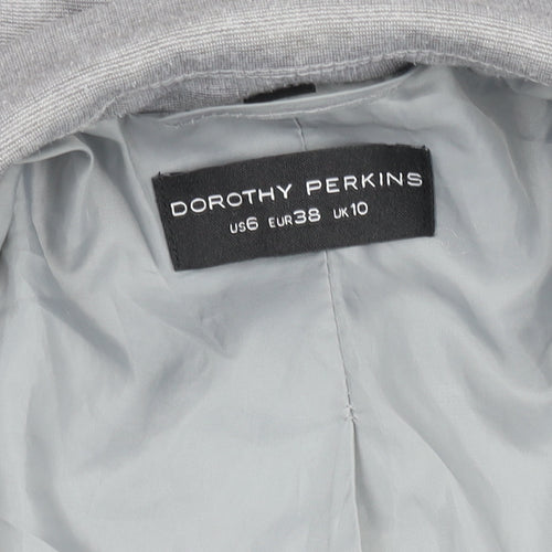 Dorothy Perkins Women’s Grey Blazer UK 10 Classic Mid-Length Jacket