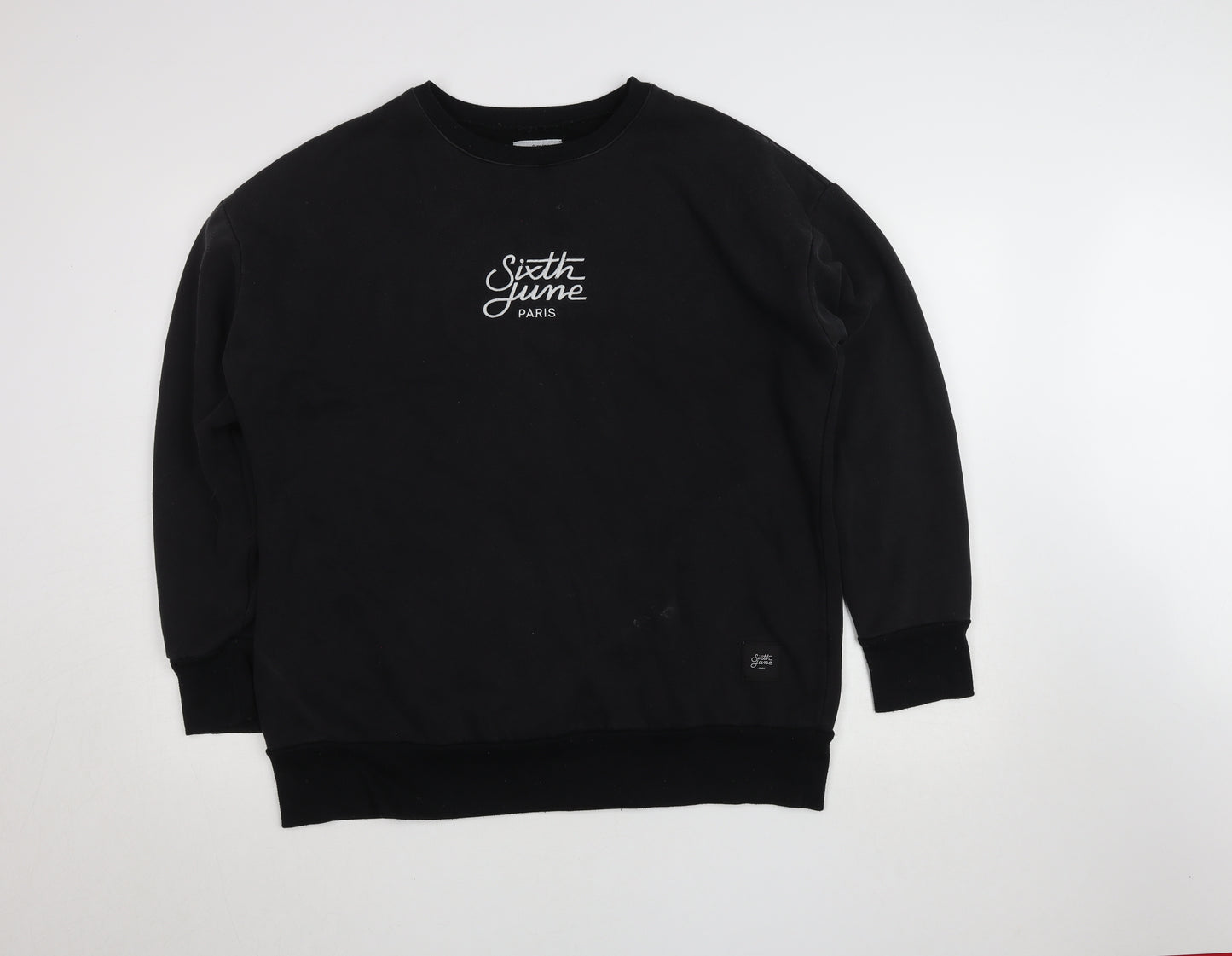Sixth June Paris Black XL Pullover Sweatshirt Unisex Adults