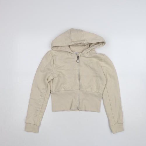 Holyfield Girls Beige Full Zip Hoodie Sweatshirt 10-12 Years
