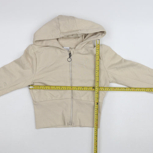 Holyfield Girls Beige Full Zip Hoodie Sweatshirt 10-12 Years