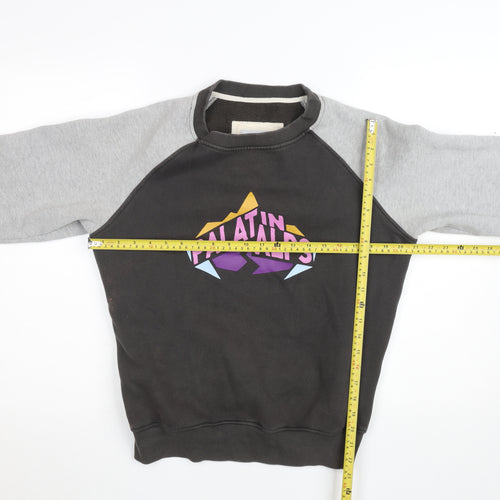 Clifton Women’s Grey & Black Pullover Sweatshirt Size M Graphic Print