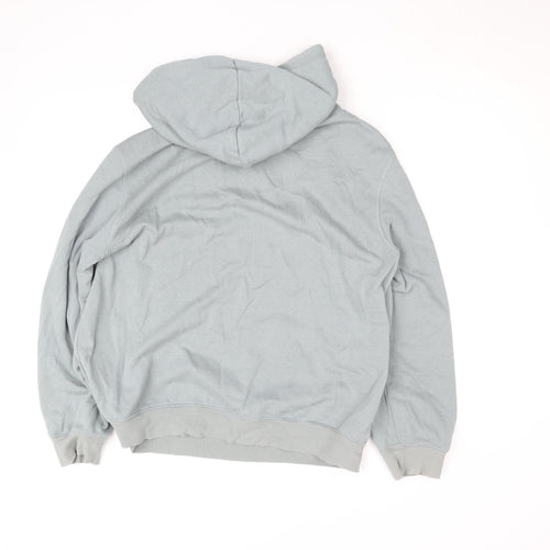 H&M Men’s Grey Relaxed Fit Pullover Hoodie Size M