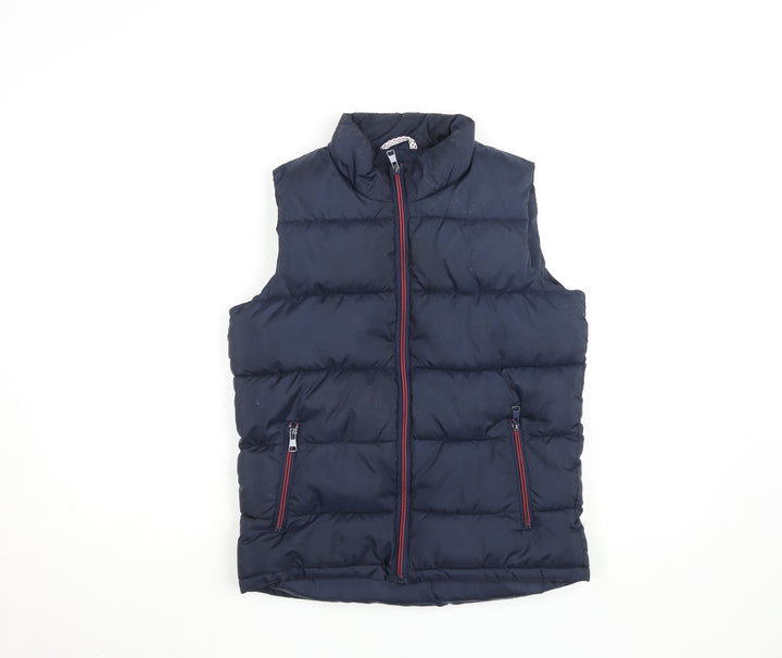 US Athletic Boys Blue 11 Years Padded Zip Bodywarmer Waistcoat