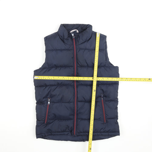US Athletic Boys Blue 11 Years Padded Zip Bodywarmer Waistcoat