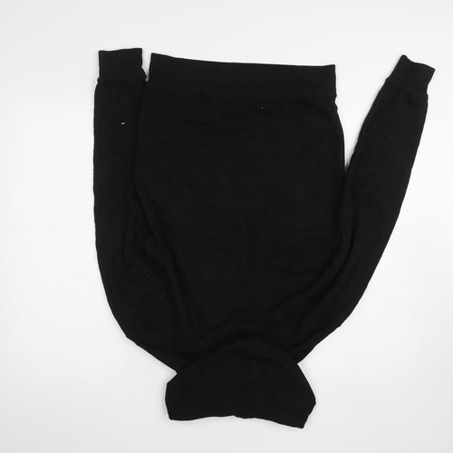 REALman Black XS Recycled Fabric Pullover Hoodie Womens Relaxed Fit
