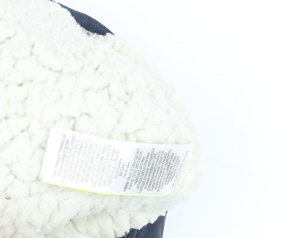 Marks and Spencer Girls Blue Star Hooded Puffer Gilet 4-5 Years