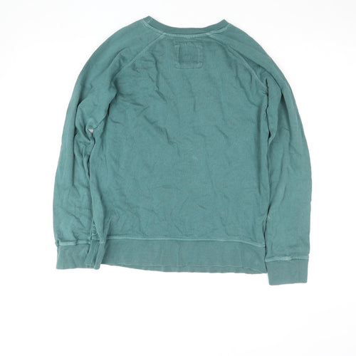 Crew Clothing Company Women's Green Size 10 Cotton Pullover Sweatshirt