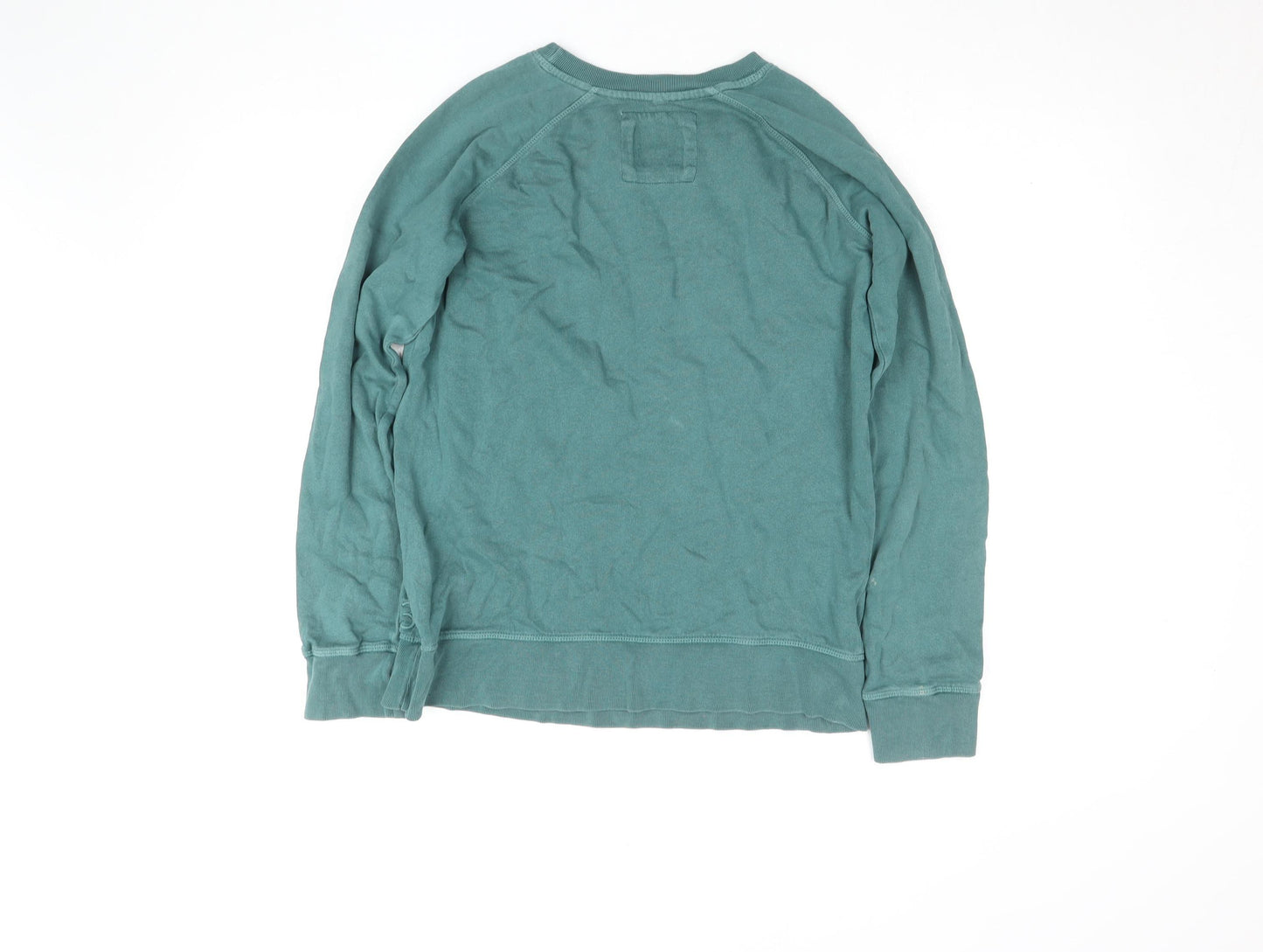 Crew Clothing Company Women's Green Size 10 Cotton Pullover Sweatshirt