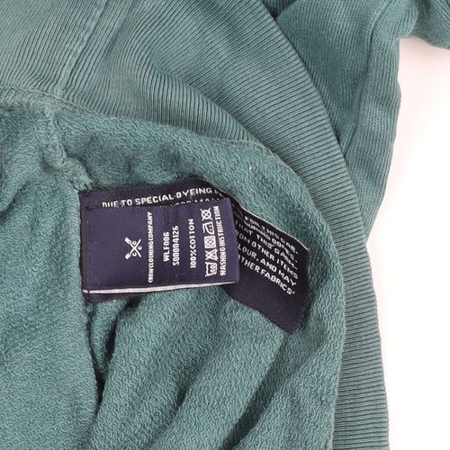 Crew Clothing Company Women's Green Size 10 Cotton Pullover Sweatshirt