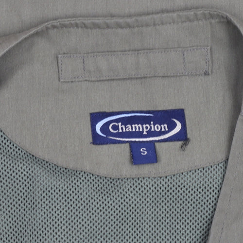 Champion Men’s Green Cotton Multi-Pocket Utility Waistcoat Size S