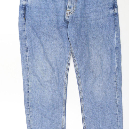 ZARA Men Blue Regular Fit Straight Stretch Denim Jeans Size 31