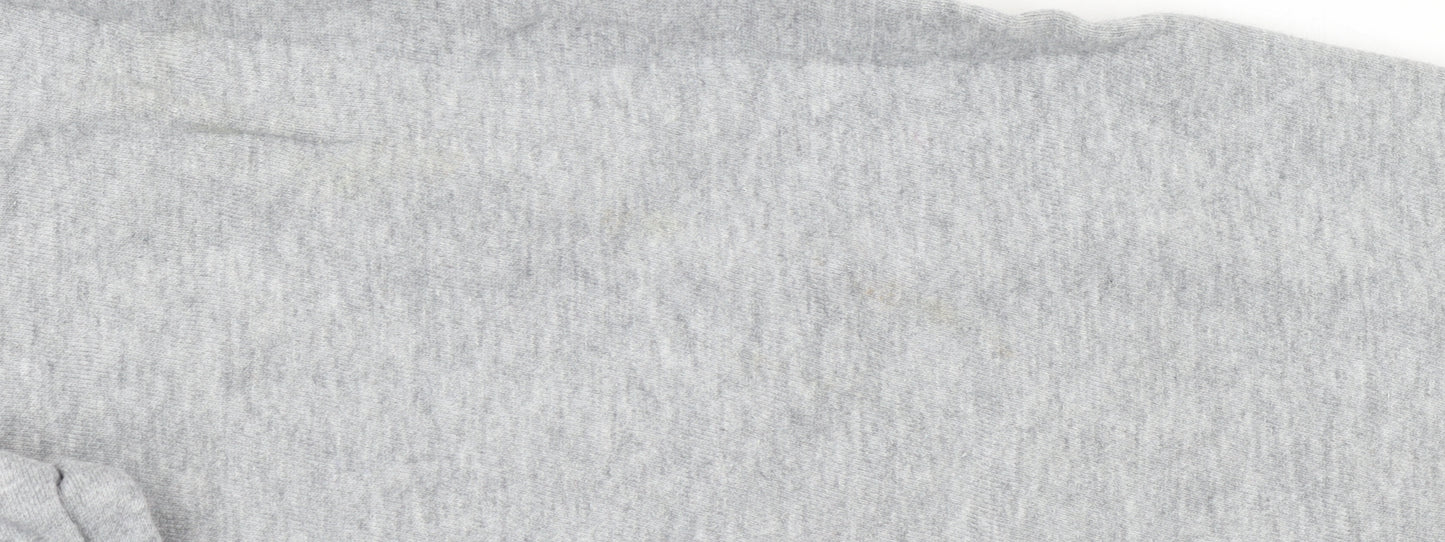 Crew Clothing Company Women Grey Size 14 Cotton Pullover Sweatshirt