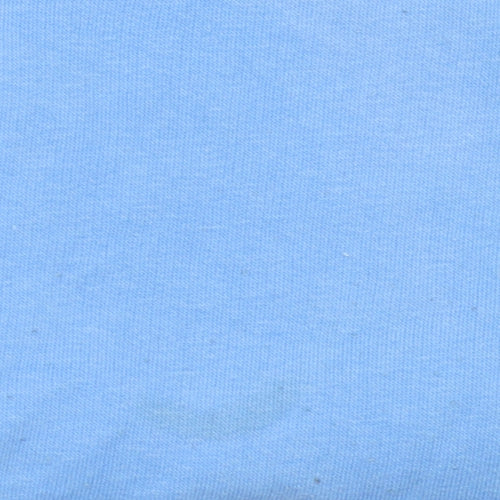 ONLY Women's Blue Pullover Hoodie 3/4 Sleeve Size 8 Cotton Blend
