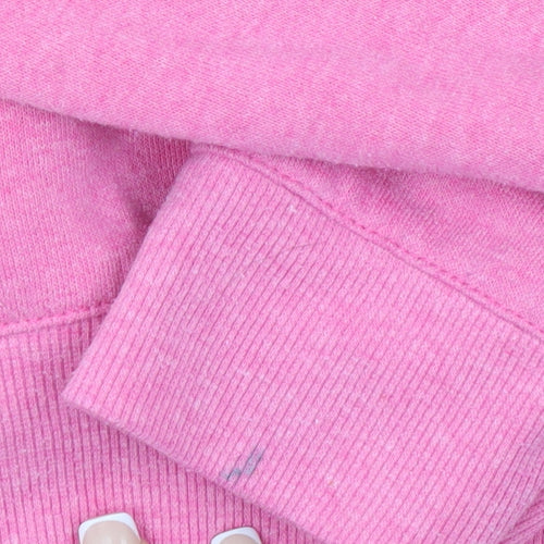 Atmosphere Womens Pink Cotton Blend Pullover Sweatshirt Size 12