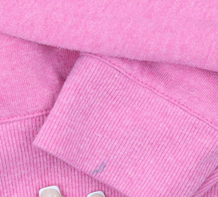 Atmosphere Womens Pink Cotton Blend Pullover Sweatshirt Size 12