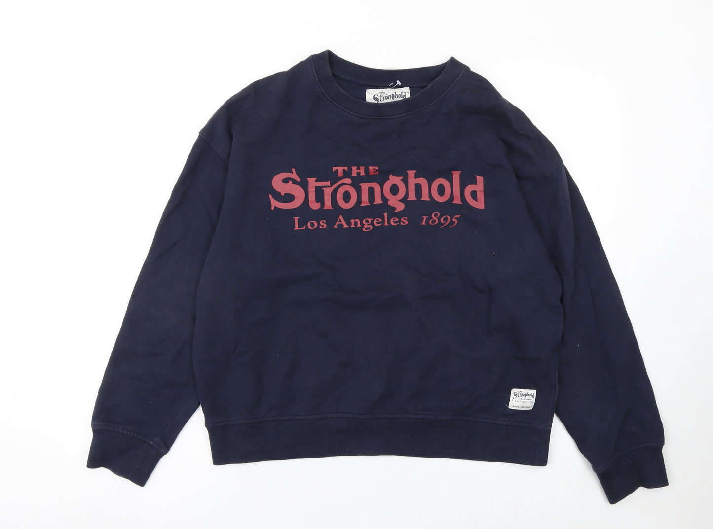 The Stronghold Men’s Navy Blue Pullover Sweatshirt Medium