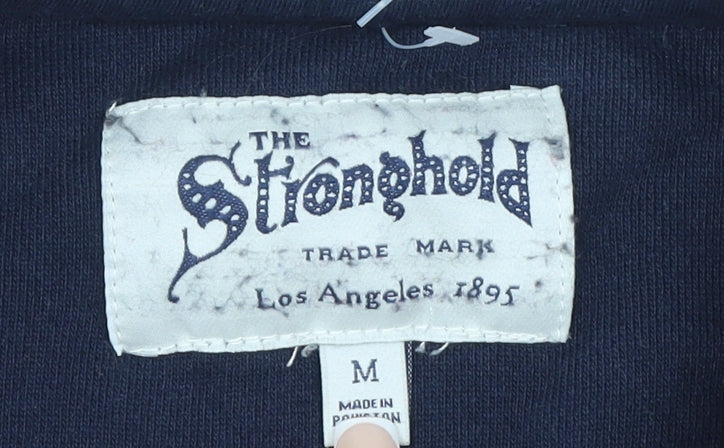 The Stronghold Men’s Navy Blue Pullover Sweatshirt Medium