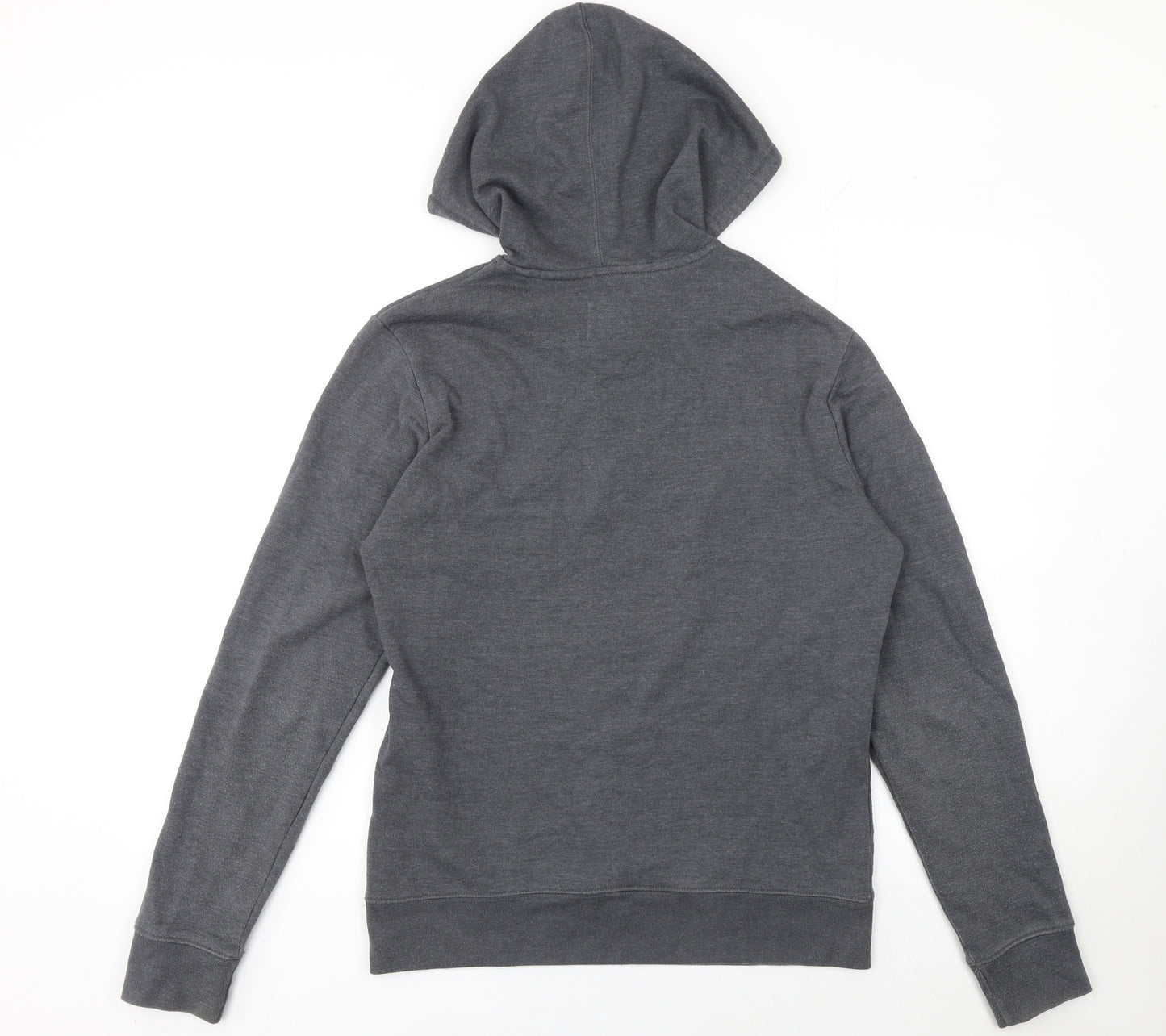 Champion Men’s Grey Pullover Hoodie S Regular Fit Logo Sweatshirt