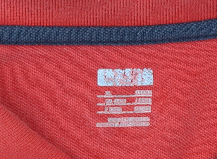 Nike Manchester United Red Cotton Polo Shirt Men's XL