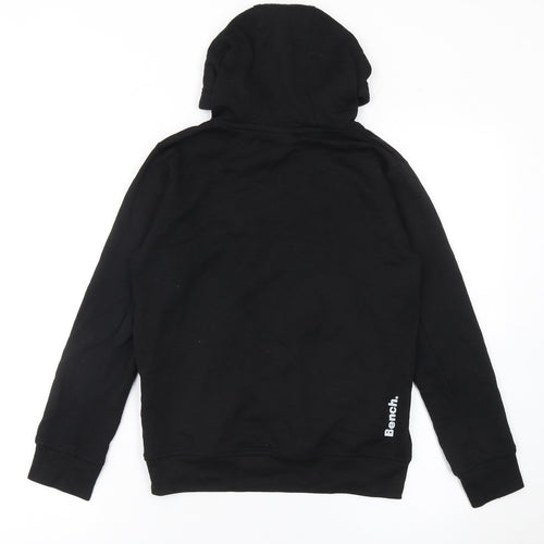 Bench Boys Black Pullover Hoodie 9-10 Years Hooded Sweatshirt