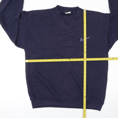 Nike Men's Blue Crew Neck Pullover Sweatshirt M Regular Fit