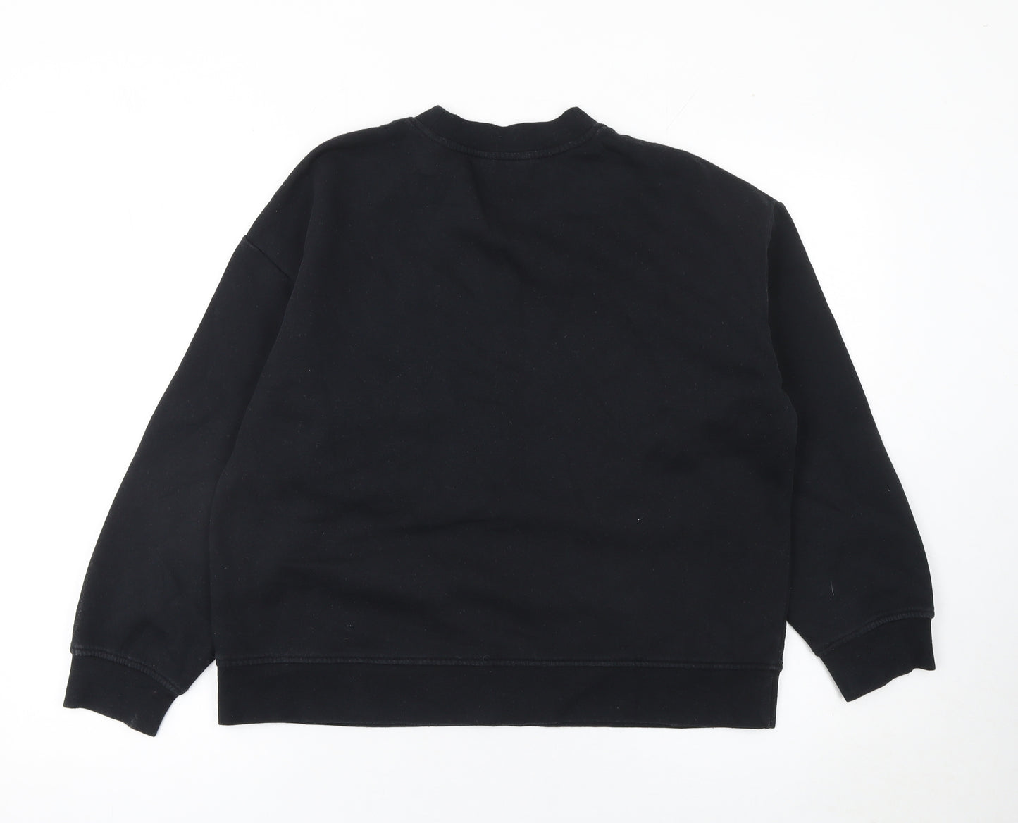 Primark Women Black Small Pullover Sweatshirt Crew Neck Long Sleeve