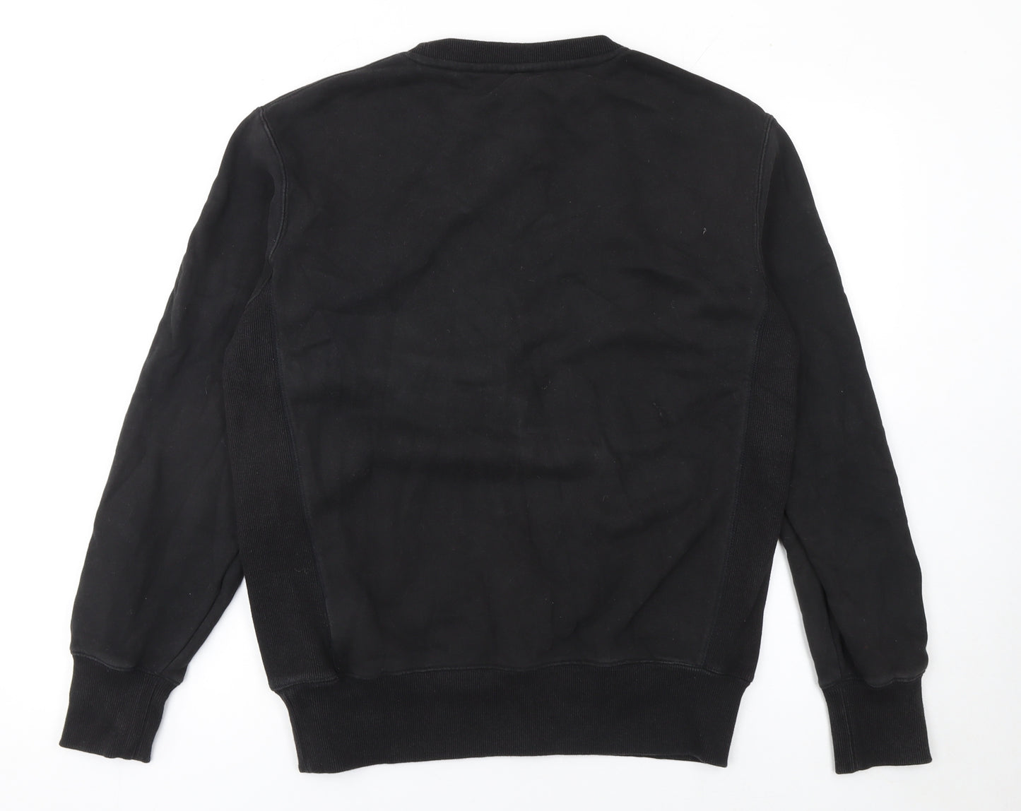 Superdry Men’s Black Crew Neck Pullover Sweatshirt Size S