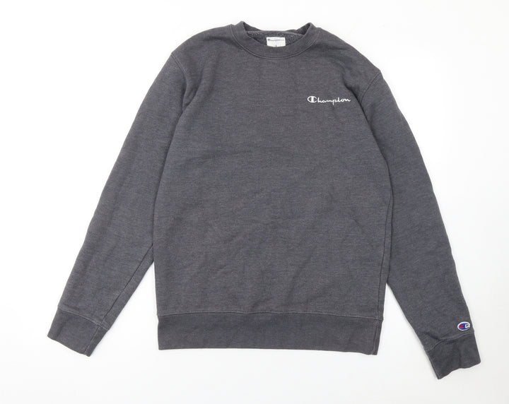 Champion Men's Grey Small Pullover Crew Neck Sweatshirt