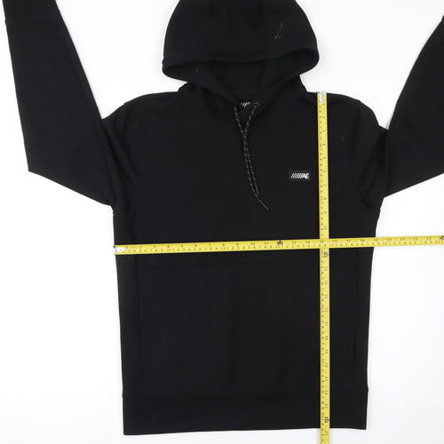 American Eagle Mens Black XS Pullover Hoodie with Logo Graphic
