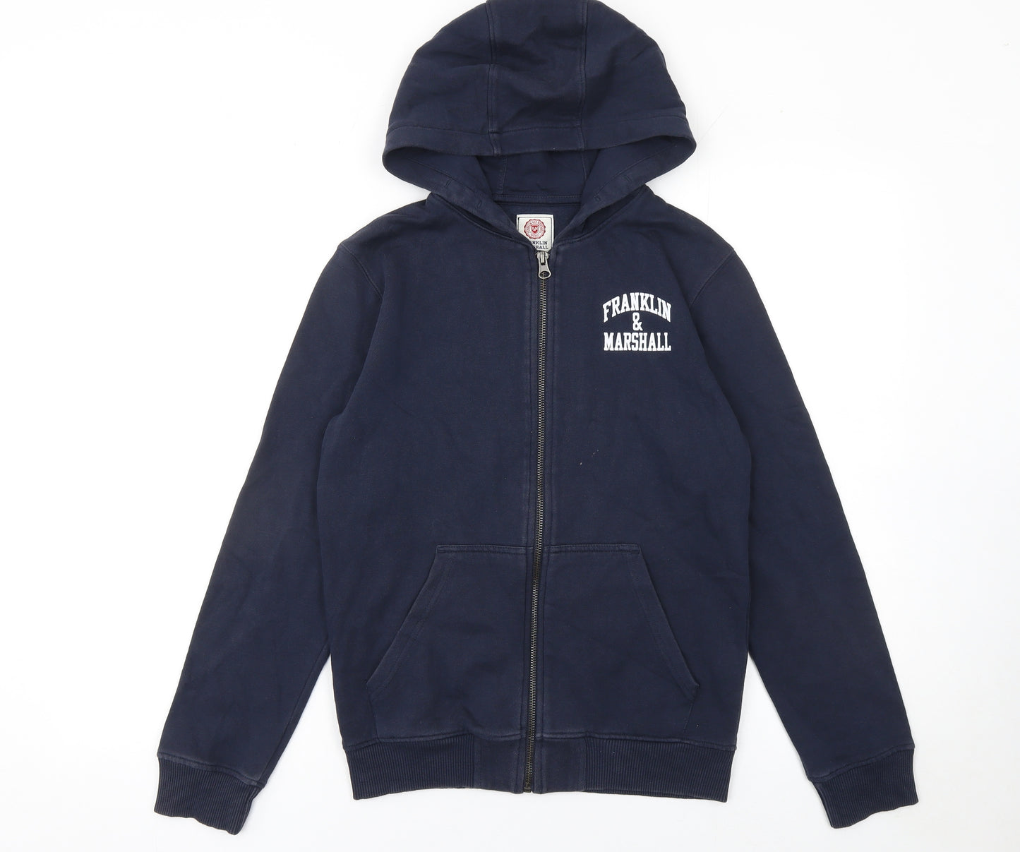 Franklin & Marshall Boys Blue Full Zip Hoodie 12-13 Years