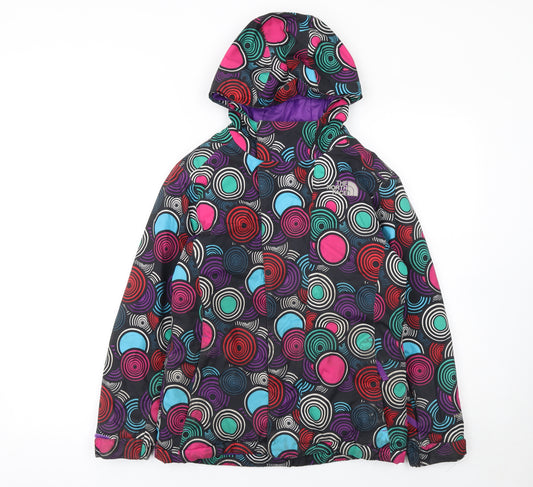 The North Face Girls Multicoloured 10-11 Years Hooded Puffer Jacket