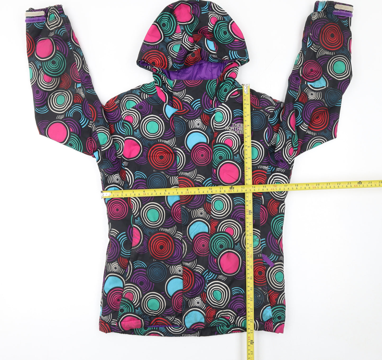 The North Face Girls Multicoloured 10-11 Years Hooded Puffer Jacket