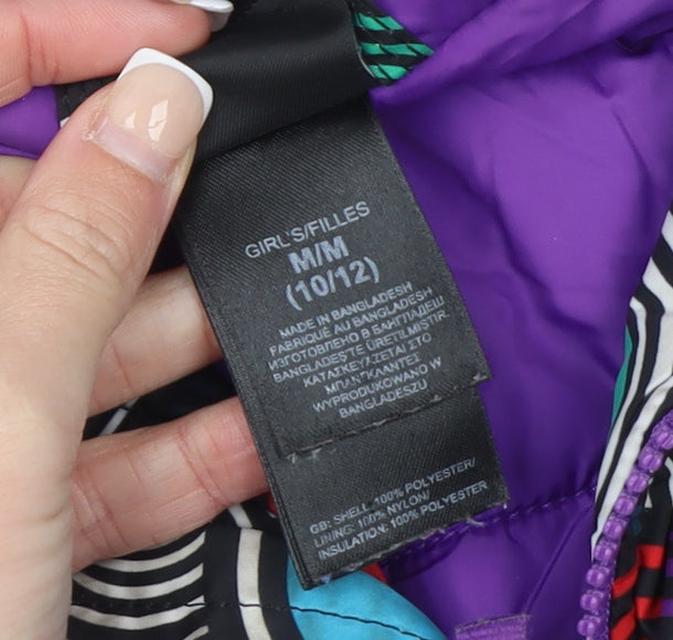 The North Face Girls Multicoloured 10-11 Years Hooded Puffer Jacket