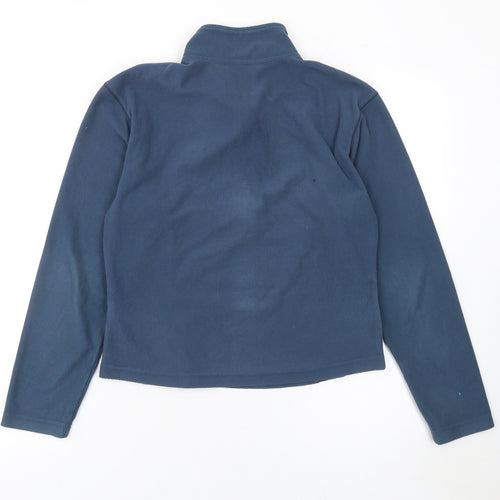 Lowe Alpine Women Blue 1/2 Zip Pullover Fleece Sweatshirt S