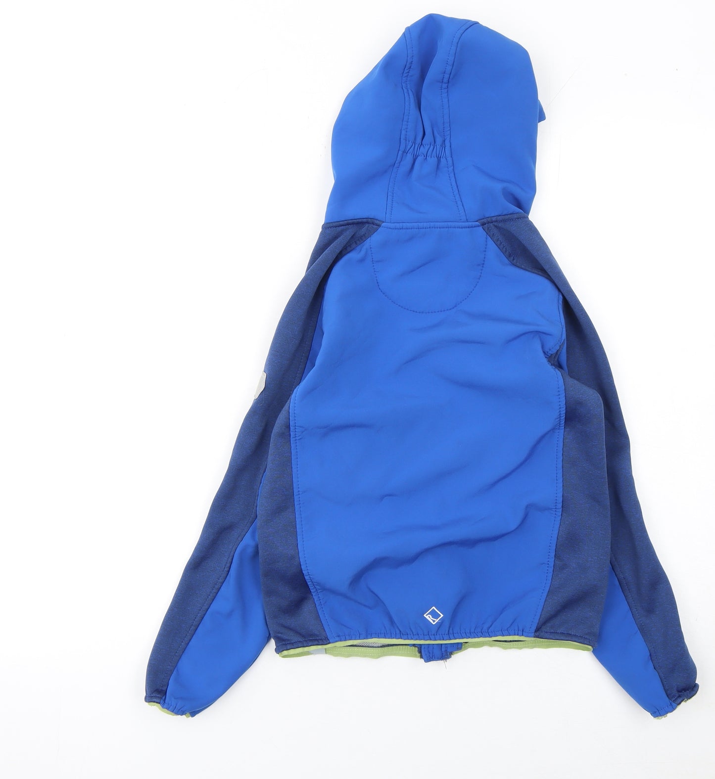 Regatta Boys Blue Softshell Hooded Full Zip Outdoor Jacket 9-10 Years