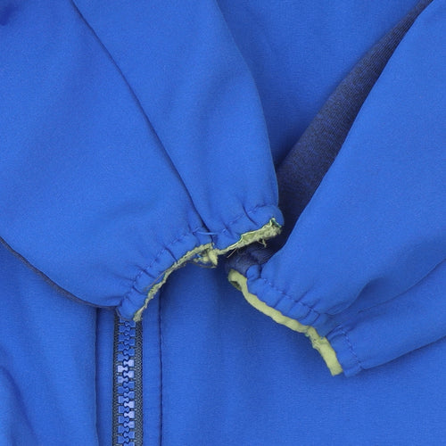 Regatta Boys Blue Softshell Hooded Full Zip Outdoor Jacket 9-10 Years