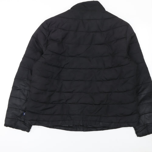GAP Women's Black XL Puffer Jacket Water Resistant Lined