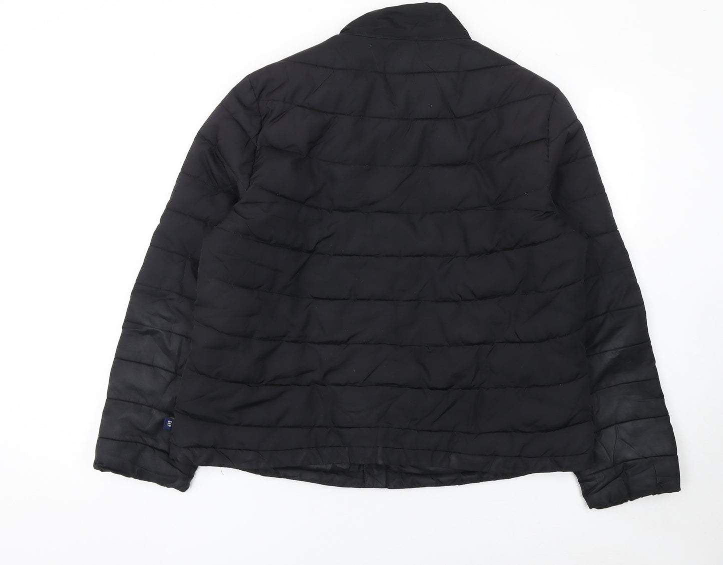 GAP Women's Black XL Puffer Jacket Water Resistant Lined