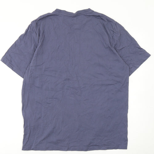 Jack & Jones Men's Blue Originals Studio Cotton T-Shirt Size L