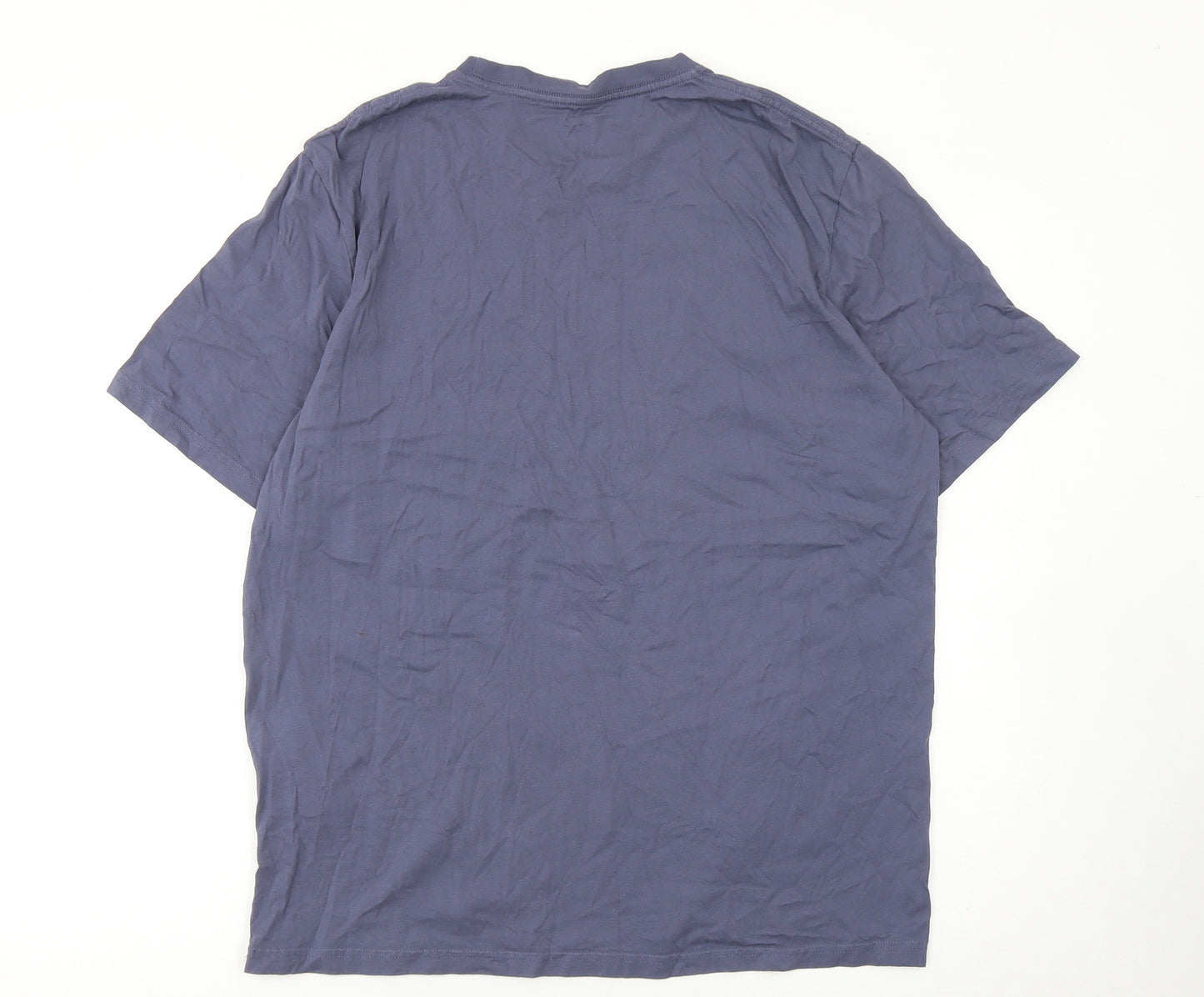 Jack & Jones Men's Blue Originals Studio Cotton T-Shirt Size L