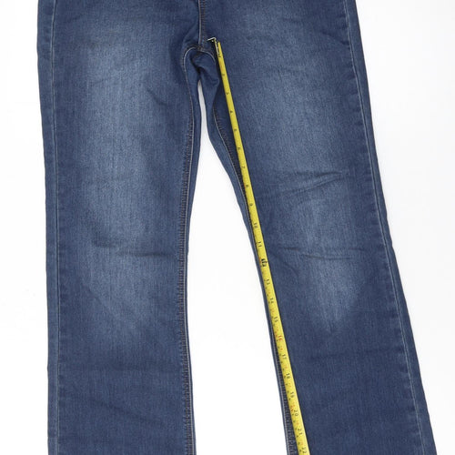 George Women's Blue Bootcut Regular Fit Denim Jeans Size 10