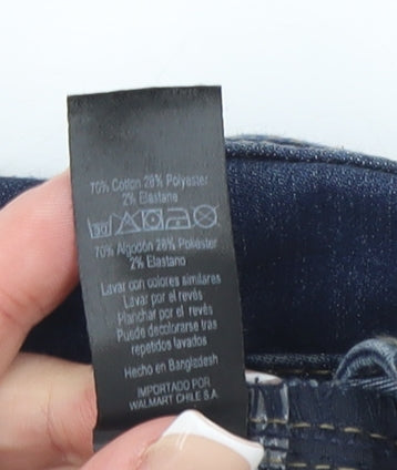 George Women's Blue Bootcut Regular Fit Denim Jeans Size 10