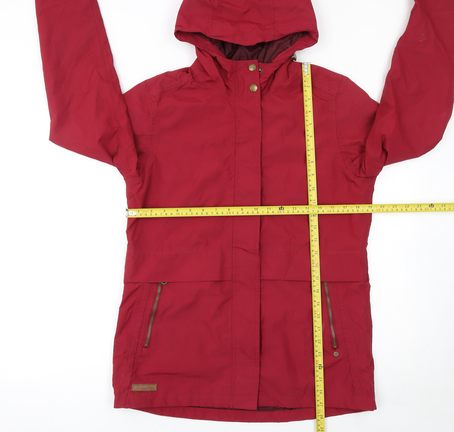 Regatta Women's Red Waterproof Hooded Parka Jacket UK 12