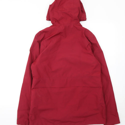 Regatta Women's Red Waterproof Hooded Parka Jacket UK 12