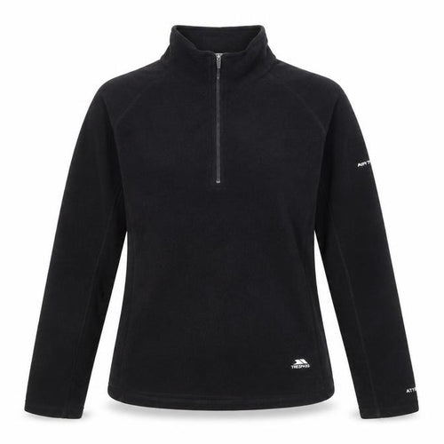 Trespass Women’s Black Fleece 1/2 Zip Pullover Sweatshirt XL UK16