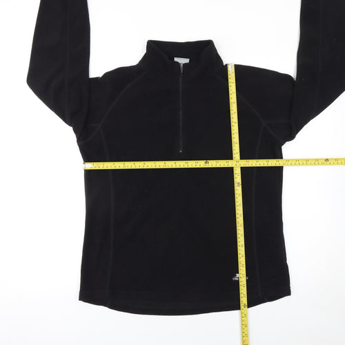 Trespass Women’s Black Fleece 1/2 Zip Pullover Sweatshirt XL UK16