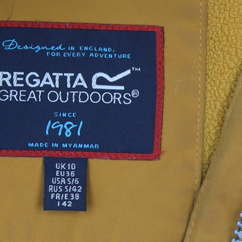 Regatta Great Outdoors Women’s Mustard Hooded Parka Coat UK 10