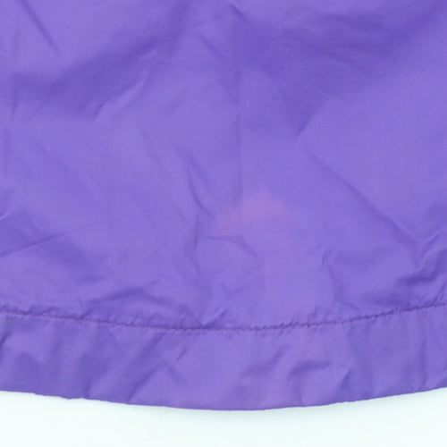 Mountain Warehouse Girls Purple Waterproof Lightweight Hooded Rain Jacket 3-4 Years