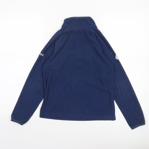 Regatta Boys Blue Fleece 1/4 Zip Outdoor Sweatshirt 11-12 Years