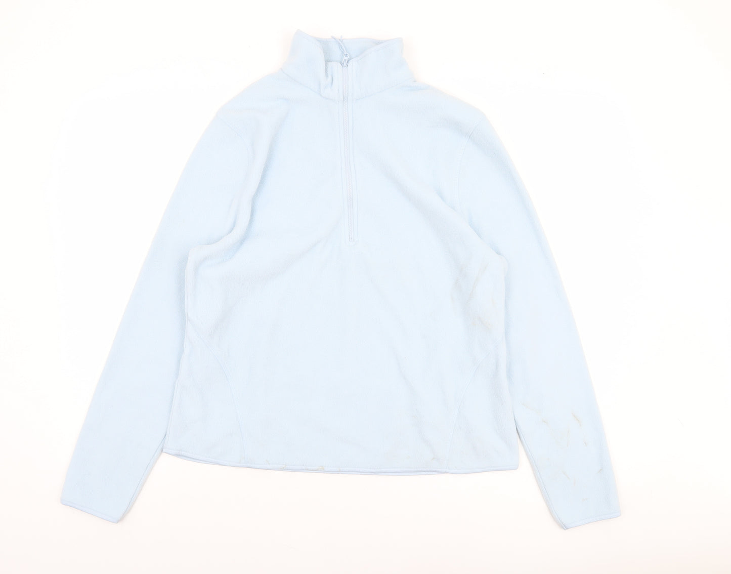 Primark Cares Women Light Blue Fleece Pullover Sweatshirt Size L